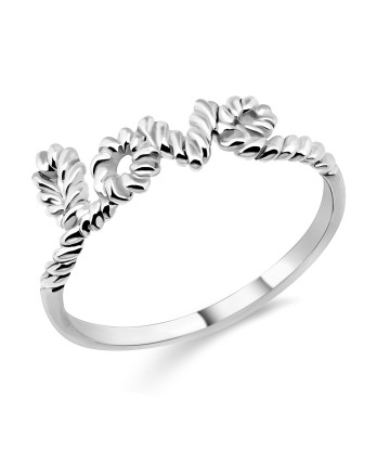 Spiral Love Silver Ring NSR-414